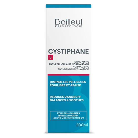 Cystiphane Shampoing Anti Pelliculaire Normalisant 200ml