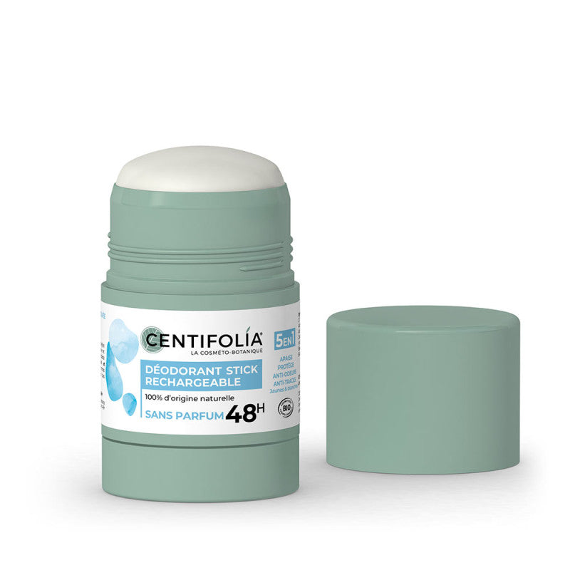 Centifolia Déodorant Stick Rechargeable Sans Parfum 48h Peaux Sensibles