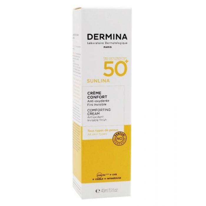 DERMINA Sunlina crème confort SPF50 tube 40ml