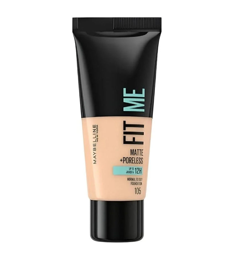 MAYBELLINE FIT ME FOND DE TEINT LIQUIDE MATTE + PORELESS 30ML 105 NATURAL IVORY