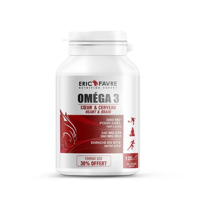 Eric Favre OMEGA 3 – Cœur et cerveau 120 gélules