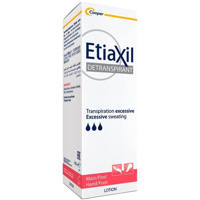Etiaxil lotion transpiration excessive des pieds et mains 100 ML