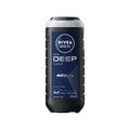 NIVEA MEN Gel Douche 3 en 1 Deep Maxx Tech – Nettoyant Corps, Visage & Cheveux 250ml