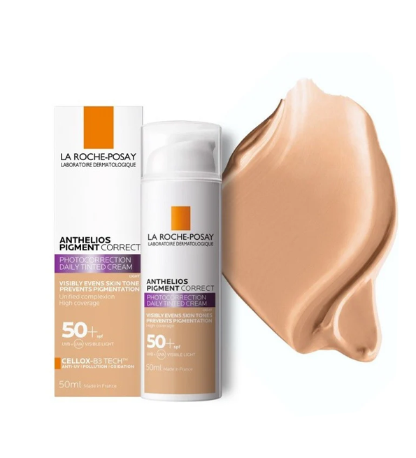 La roche-posay anthelios pigment correct spf50+ medium | peaux sensible 50ML