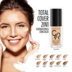 Golden Rose - FDT ET CORRECTEUR TOTAL COVER 2 IN 1 GR N°04