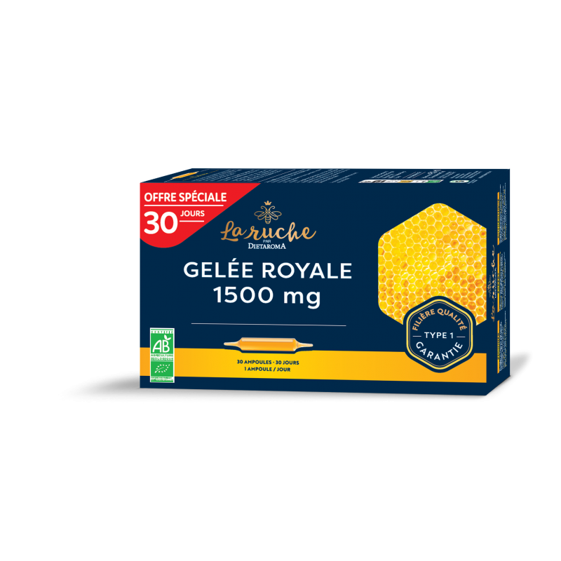 DIETAROMA GELÉE ROYALE 1500 MG 30 ampoules