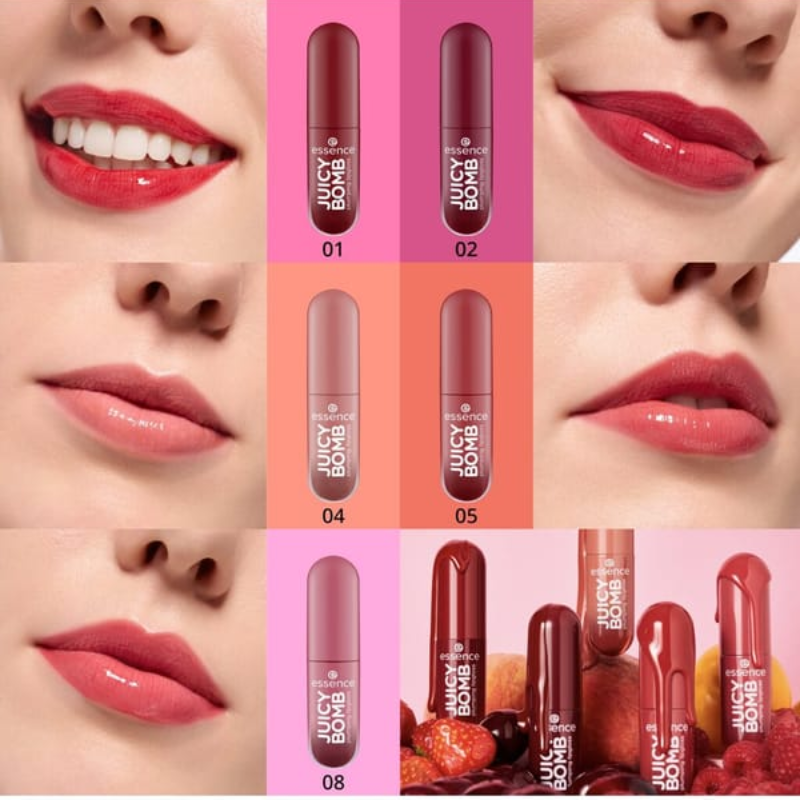 Essence JUICY BOMB plumping lipgloss 02