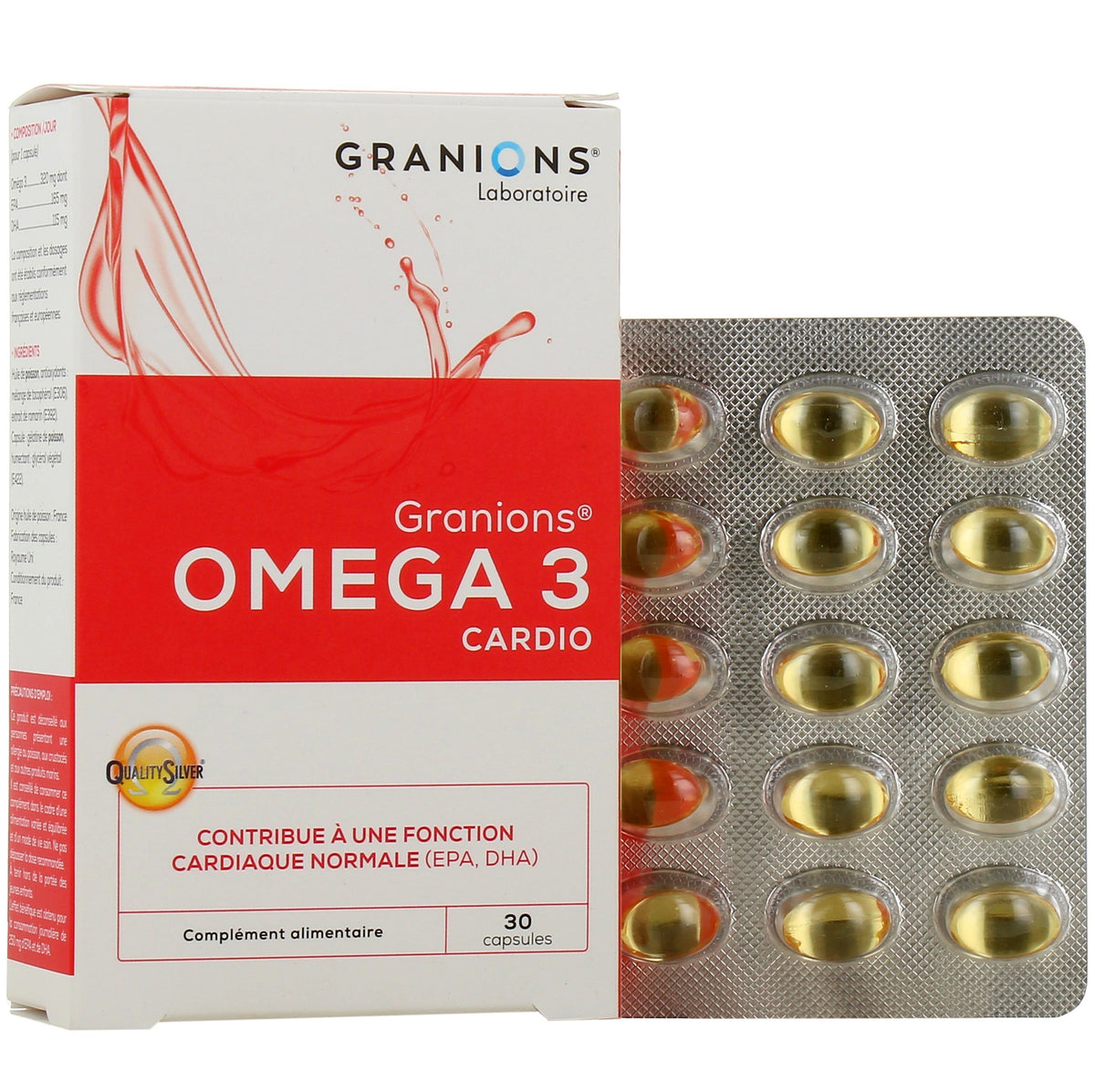 GRANIONS OMEGA 3 CARDIO – 30 GÉLULES | EXP 07/2026