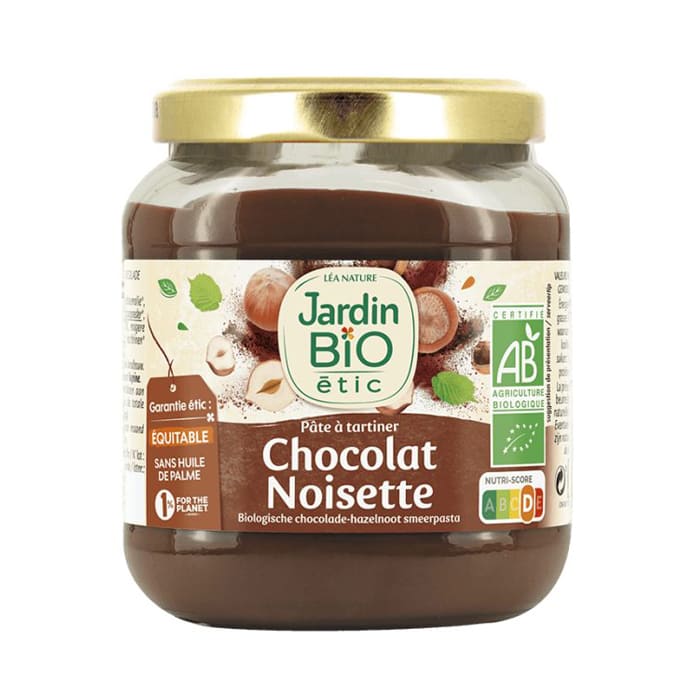 JARDIN BIO PATE A TARTINER CHOCOLAT ET NOISETTES 350 G