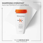 Kérastase Nutritive Bain Satin 250ml – Shampooing Nourrissant Cheveux Normaux à Secs