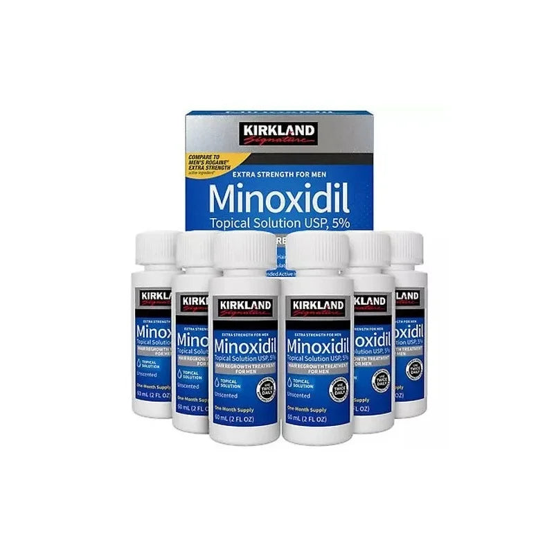 Kirkland Signature Extra Strength For Men Minoxidil 50% 6*60mL 6 mois