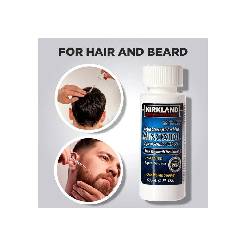 Kirkland Signature Extra Strength For Men Minoxidil 50% 6*60mL 6 mois
