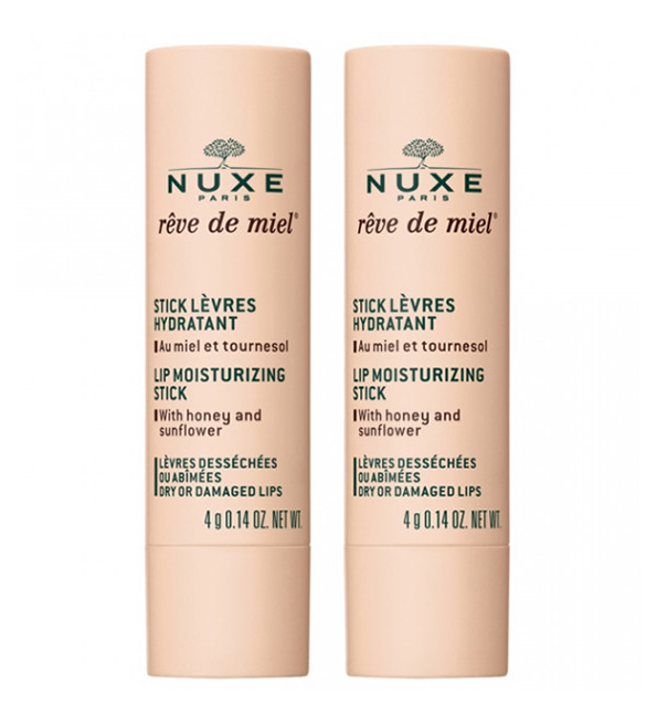 NUXE Duo Rêve de Miel Stick lèvres 2x4g