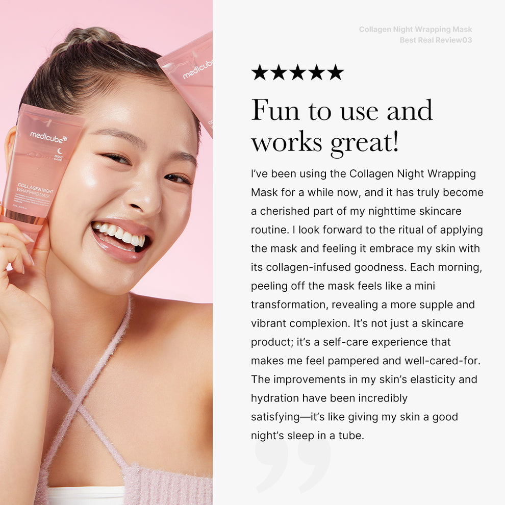 Medicube – Collagen Night Wrapping Mask (75ml) – HiaMagasin Maroc (12)