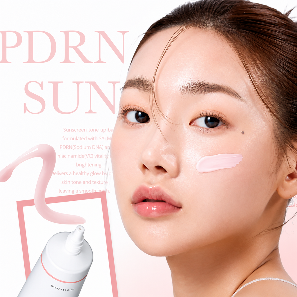 Medicube – PDRN Pink Tone-Up Sun Cream SPF50+ PA++++ (50ml) – HiaMagasin Maroc (5)