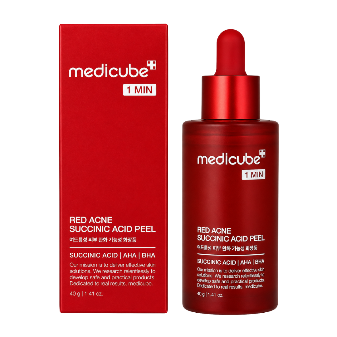Medicube – Red Succinic Acid Peel (Peeling Anti-Imperfections) – HiaMagasin Maroc (1)