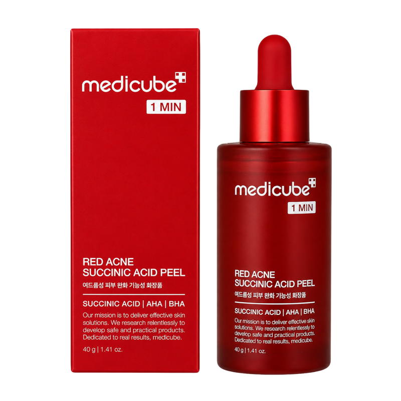 Medicube – Red Succinic Acid Peel (Peeling Anti-Imperfections) – HiaMagasin Maroc (1)