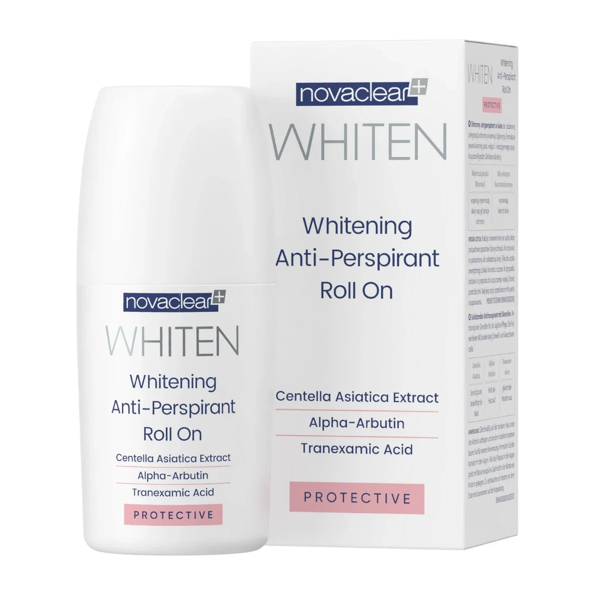 Novaclear Whiten Whitening Anti-Perspirant Roll-On Protective 50ml