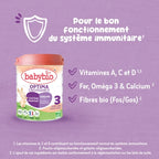 Babybio optima 3 croissance lait 3ème âge 800g