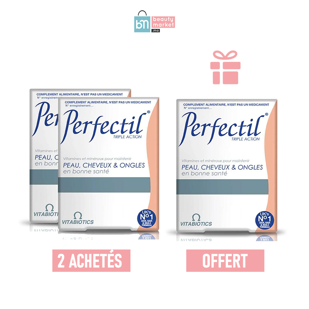 Perfectil Original Triple Action Boites–30 Comprimés X 2 = 1 Boites–30 Comprimés Offert