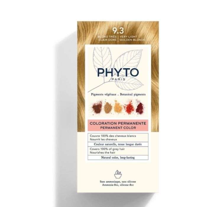 PHYTO COLOR KIT COLORATION 9.3 BLOND TRES CLAIR DORE
