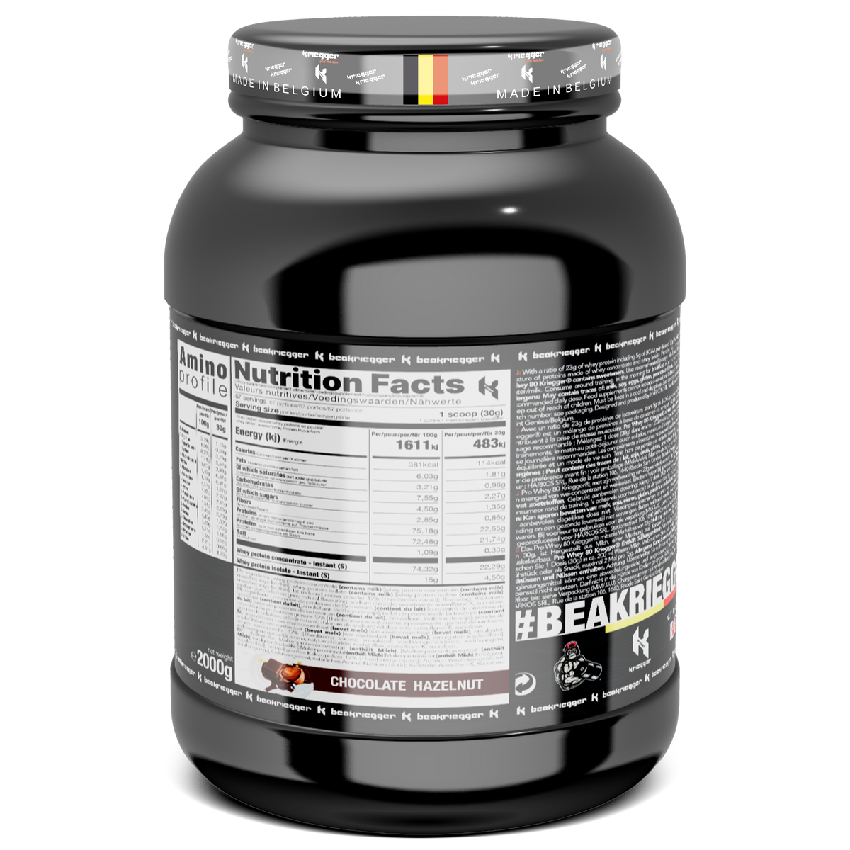 Kriegger PRO WHEY PROTEIN 2000G