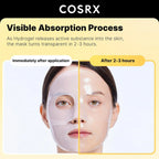COSRX Advanced Snail Mucin Glass Glow Hydrogel Mask Pack de 3 – Masque éclat et réparateur