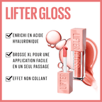 MAYBELLINE LIFTER GLOSS À LÈVRES REPULPANT 004 SILK + LIFTER LINER OUT OF LINE 04