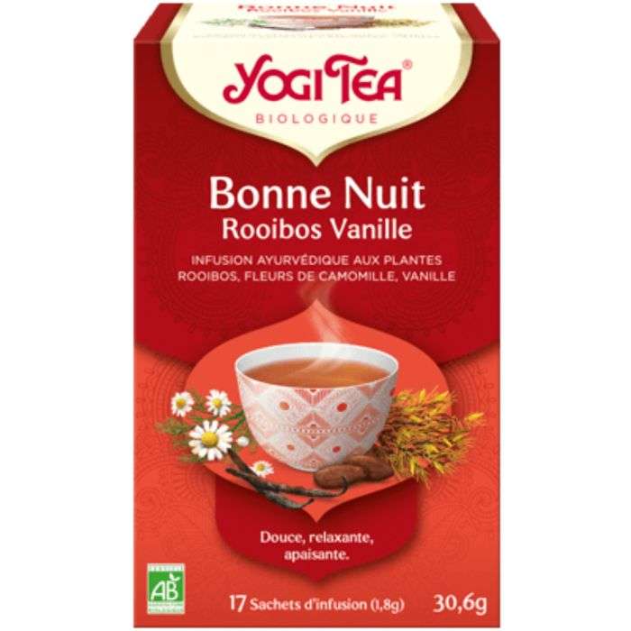 YOGI TEA Bonne nuit Rooibos vanille 17 Sachets
